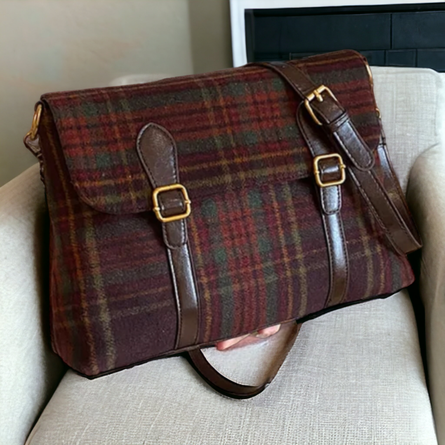 Sac plaid vintage