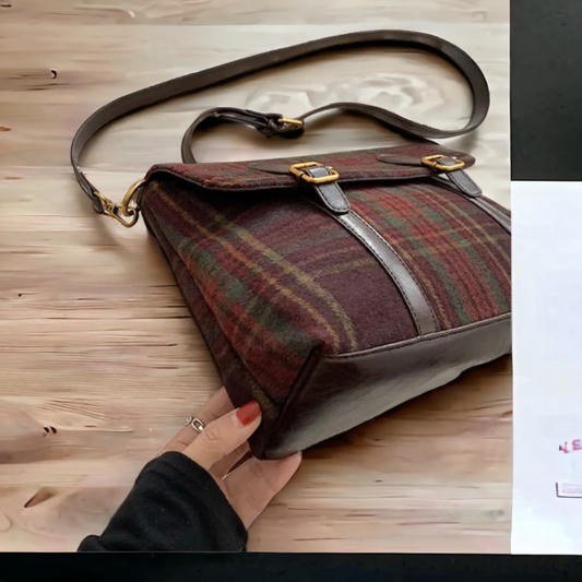 Sac plaid vintage